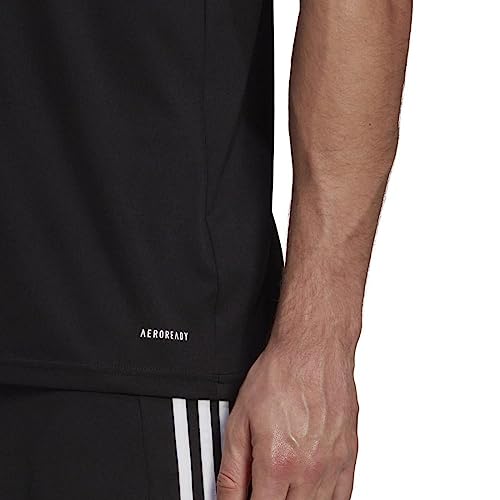 adidas Squadra 21, Camiseta de mangas corta Hombre, Black/White, XXL