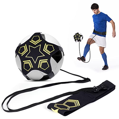 Ainiv Cinturón de Entrenamiento de Fútbol, 5 Garras Fútbol/Voleibol/Rugby Kick Throw Trainer, Solo Practice Training Aids para Niños Adulto, para Pelotas de Tamaño 3 4 5, Cinturón Ajustable