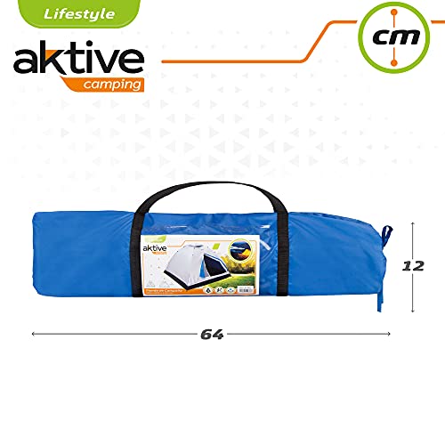 Aktive 52687 - Tienda campaña 4 personas 205x205x130 cm