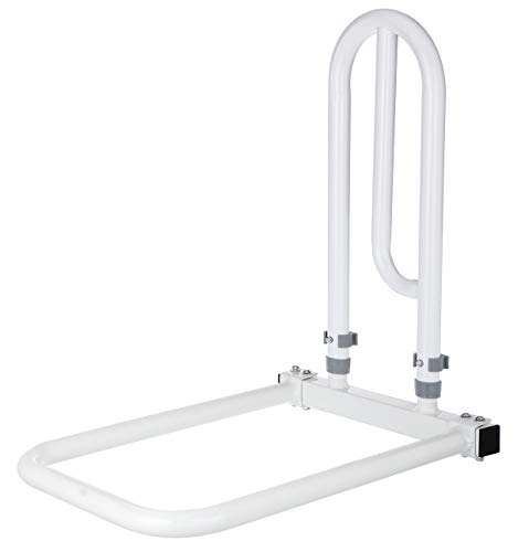 Alberts 140496 Ayuda para incorporarse de la cama | agarre: Acero, recubrimiento plástico blanco, Ø 21 mm, placa: Plástico, 330 x 560 x 620 mm, blanco