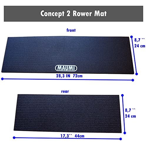 Alfombrilla protectora para suelo Concept 2, alfombrilla de goma para máquina de remo, Ergometer Rower│Concept2, accesorio alfombrilla antideslizante, alfombrilla protectora