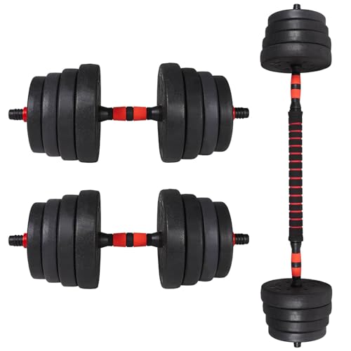 ALLINLIFE Mancuernas Ajustables,Pesas y Mancuernas 50KG,Juego de Pesas Ajustables para Musculación y Entrenamiento de Fuerza