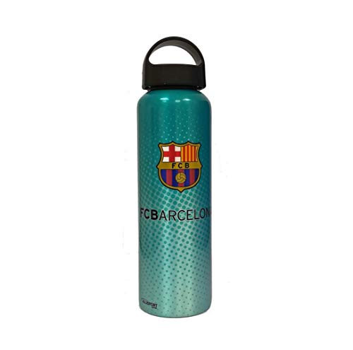 Alusport Bottles FCB Summer Botella Deportiva, Hombre, Azul, L