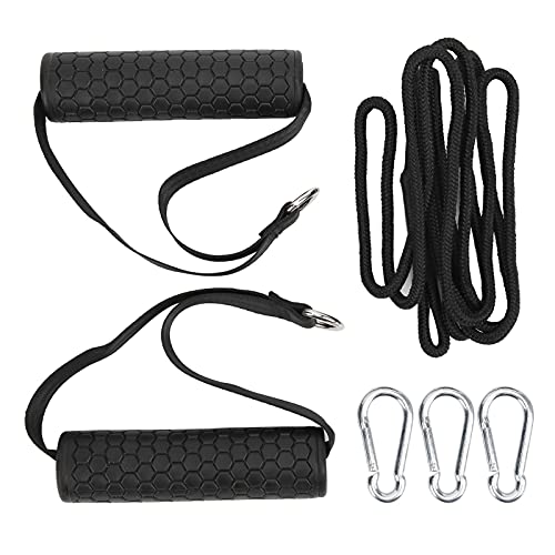 Alvinlite DIY Tricep Press Down Polea Cable Machine Heavy Duty Triceps Pull Down Cuerda Tricep Press Down Cable Grip Handle para Entrenamiento de Fuerza de Brazos Familia