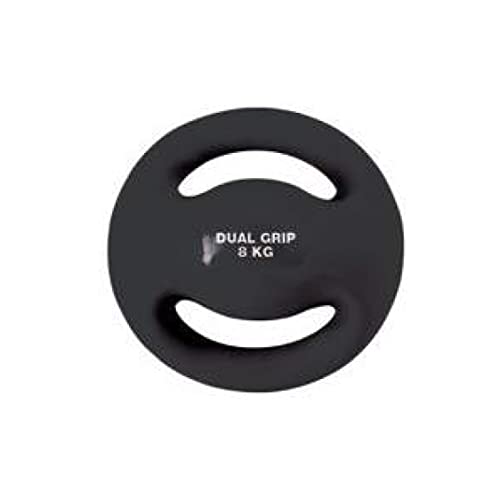 AMAYA SPORT Balón Medicinal Dual Grip, Balón Medicinal con Asas para Entrenamiento Funcional, Ejercicio Fitness de Levantamiento de Peso, Doble Agarre cómodo, Ejercicio balón Medicinal Gimnasio (8)