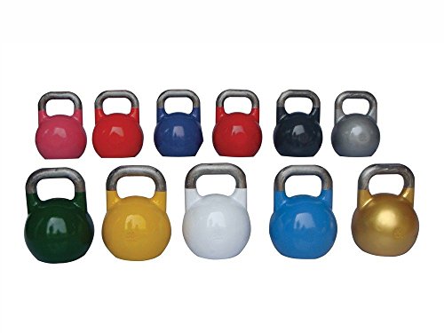 AMAYA SPORT Kettlebells de Competición - 14 kg, Pesas Rusas de Competición para Entrenamiento de Aumento de Fuerza y Equilibrio en Casa o en Gimnasio