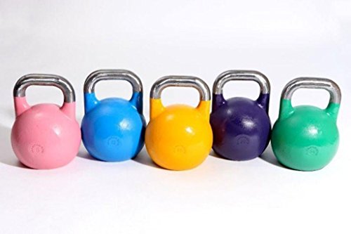 AMAYA SPORT Kettlebells de Competición - 14 kg, Pesas Rusas de Competición para Entrenamiento de Aumento de Fuerza y Equilibrio en Casa o en Gimnasio