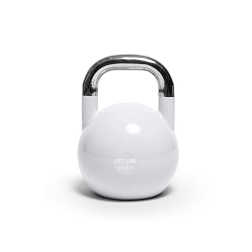 AMAYA SPORT Kettlebells de Competición - 14 kg, Pesas Rusas de Competición para Entrenamiento de Aumento de Fuerza y Equilibrio en Casa o en Gimnasio