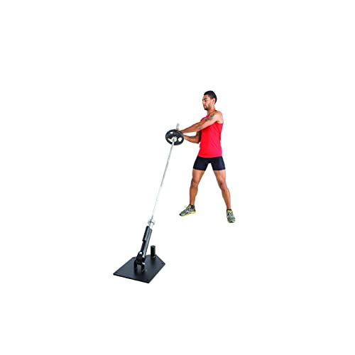 AMAYA SPORT Total Core, Máquina Fitness para Entrenamiento de Musculación y Tonificación del Core, Ejercicio Funcional Multidireccional, Utilizar con Barra Olímpica y Platos