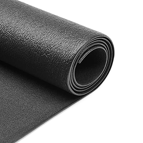 Amazon Basics – Esterilla protectora de alta densidad para uso con máquinas de gimnasio y cintas, 76 x 183 cm, Negro