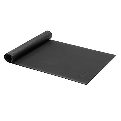 Amazon Basics – Esterilla protectora de alta densidad para uso con máquinas de gimnasio y cintas, 76 x 183 cm, Negro