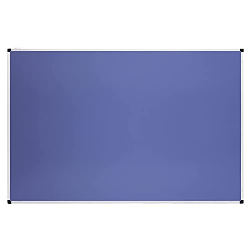 Amazon Basics - Pizarra blanca magnética con bandeja para rotuladores y marco de aluminio, 60 x 90 cm