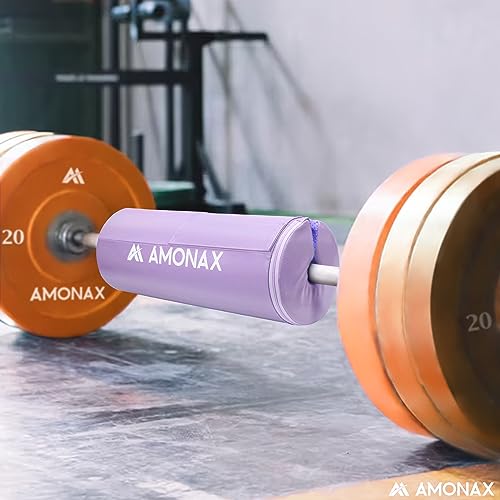 Amonax Almohadilla Barra Gimnasio Hip Thrust, Protector Barra Gimnasio Extra Grueso, Accesorios Gimnasio Resistentes, Almohadilla para Barra de Entrenamiento, Mujeres y Hombres