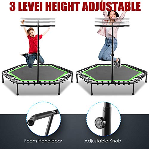 Ancheer Mini trampolín de Fitness para niños y Adultos, Color Verde