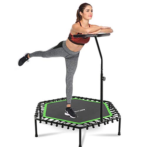 Ancheer Mini trampolín de Fitness para niños y Adultos, Color Verde