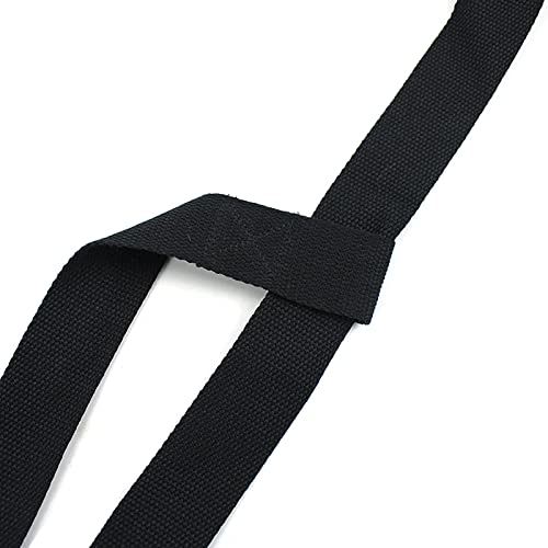 ANDSHUAI 1 Pieza Correa para Esterilla de Yoga negro,Correa Ajustable para Esterilla de Yoga,para Pilates, Yoga, Ejercicios, Aeróbica, Colchoneta Fitness para Exteriores y Deporte