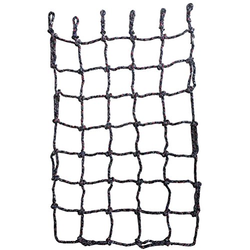 Aoneky Cuerda para Trepar de Yute - 30/40/50mm, 3-9M, Cuerda de Escalada con Mosquetón, Cuerda de Trepa para Crossfit Entrenamiento Gimnasio (40mm×4m)