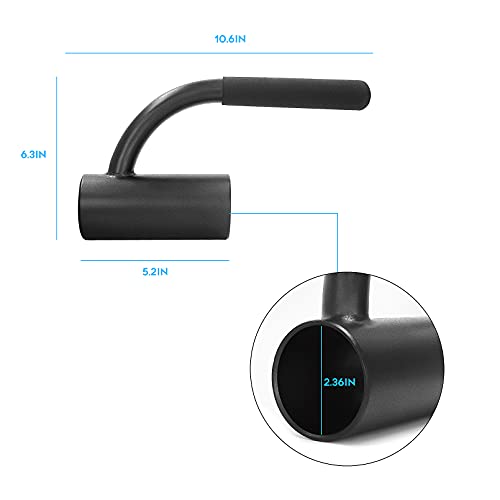 Aoneky Mango de Agarre para Barra en T - Landmine Handle de Acero Sólido, Accesorios de Mina Terrestre para Barra de Olímpica 50mm, Entrenamiento Muscular de Fuerza Brazo Espalda