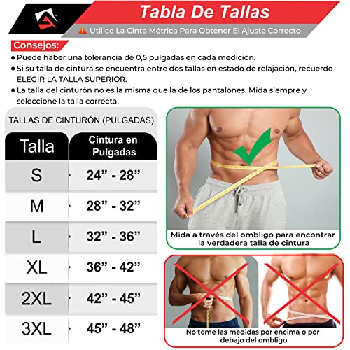 AQF Cinturon Lumbar Gimnasio, 10,2cm Amplio Cuero De Vaca Faja Lumbar, Cinturones Hombre Mujer Levantamiento Acero Rodillo Hebilla Powerlifting Musculacion Cinturon ​Lastre Gimnasio