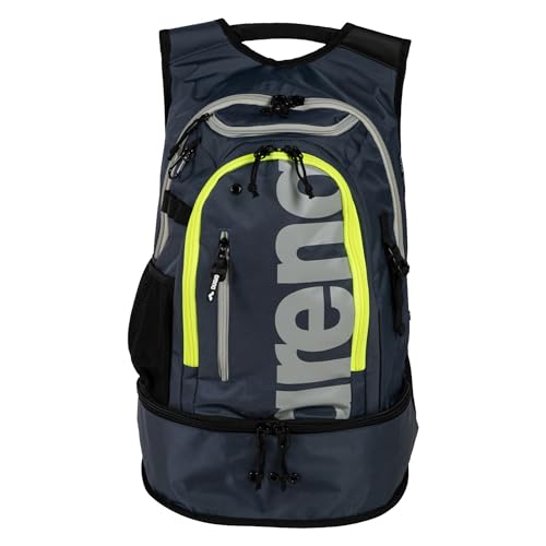 arena Fastpack 3.0 Bolsa Deportiva para Natación, Playa, Gimnasio y Deporte, Bolsa de Viaje de Tejido Hidrófugo con Tirantes Acolchados, Compartimento para Zapatos y Ropa Mojada, 40 L