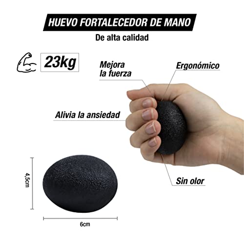 ARIBEC Hand Grip Profesional Set de 5 Ajustable con Bolsa, Fortalecer Antebrazo con Ejercicio en Casa, Handgrip Ejercitador de Manos Completo para Ejercitar Antebrazo de Forma Comoda, Plástico