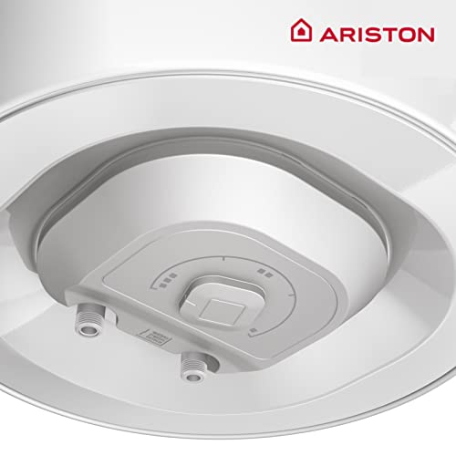 Ariston, Lydos R - Calentador de Agua Electrico Vertical, Termo 50 Litros, Regulación Externa + Titanio en Depósito, 48x45x56,8 cm - Fabricado para Instalación en España (Clase Energética C)