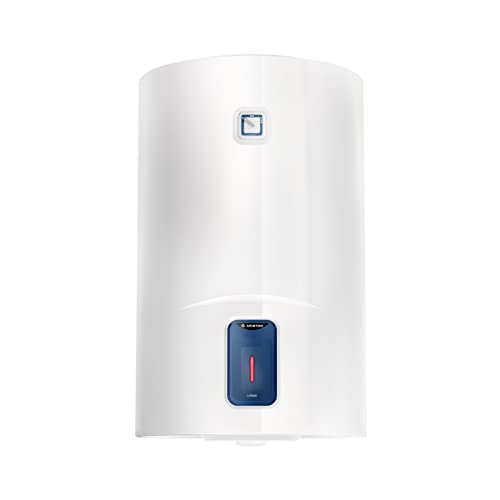 Ariston, Lydos R - Calentador de Agua Electrico Vertical, Termo 50 Litros, Regulación Externa + Titanio en Depósito, 48x45x56,8 cm - Fabricado para Instalación en España (Clase Energética C)