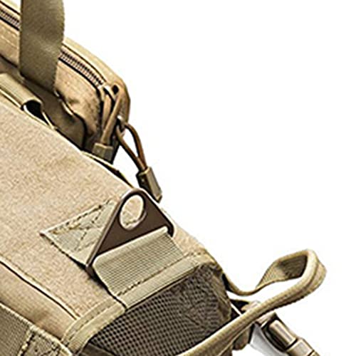 Arnés táctico para perros sin tirones, arnés de entrenamiento para perros Molle chaleco ajustable para perros al aire libre, arnés de servicio de entrenamiento militar con 3 bolsas extraíbles