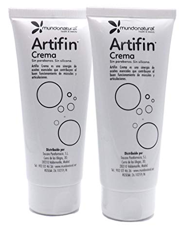 Artifin Crema mundonatural 100 ml+100 ml 2 X 1, calmante del dolor de Músculos, Articulaciones, Antiinflamatorio Calmante para Músculos Rodillas Articulaciones Manos Espalda, Sin Parabeno y Silicona