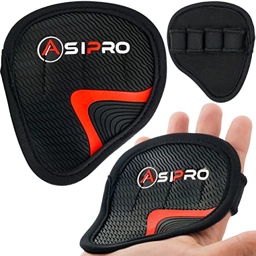 ASIPRO Guantillas Gimnasio Hombre y Mujer Guantes Gimnasio Alternative Protector Manos Gym Manoplas Gym Almohadillas de Goma para Agarre de Gimnasio Guantes Entrenamiento Grip Gimnasio