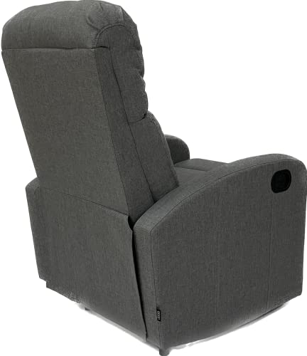 Astan Hogar Sillón Relax con Reclinación Manual, Tapizado en Tela, Modelo Premium Plus AH-AR30610GR