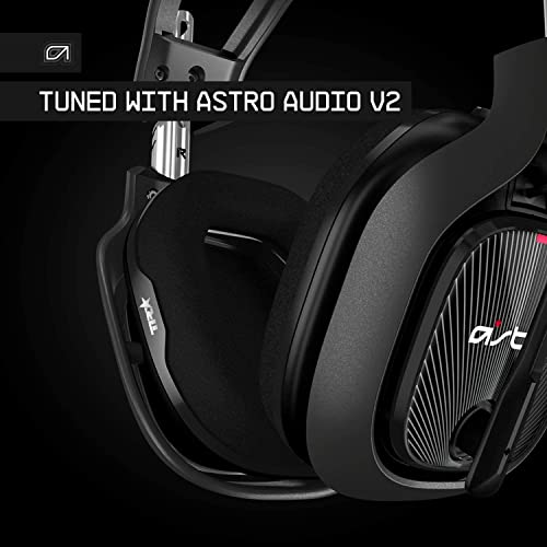 ASTRO Gaming A40 TR Auriculares alámbricos y MixAmp Pro TR, 4a gen, Audio V2, micrófono intercambiable, control de balance de juego, voz, para Xbox Series X y S, Xbox One, PC - Negro/Rojo