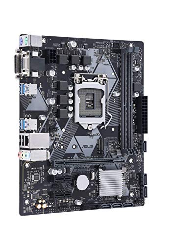 ASUS Prime B365M-K - Placa Base mATX Intel de 8a y 9a Gen. LGA1151 con iluminación LED, DDR4 2666 MHz, Soporte M.2, DVI/D-Sub y SATA 6 Gbps