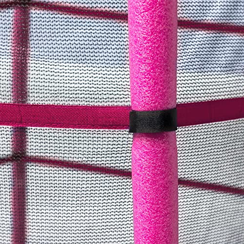 ATAA Cama elástica Infantil 140 - Rosa- Trampolín para niños y niñas con Red de Seguridad Ideal para Interior y Exterior