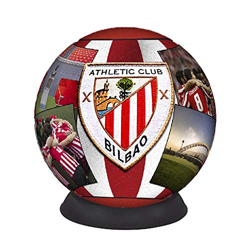 ATHLETIC CLUB BILBAO Puzzleball Athletic Club (Tamaño Balón) 8,4 (63294), Multicolor, Ninguna (Eleven Force 1)