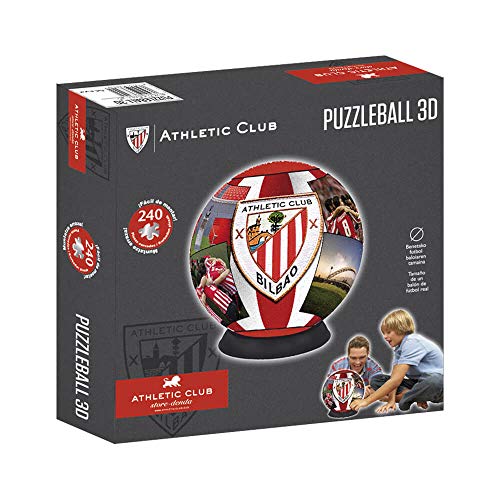 ATHLETIC CLUB BILBAO Puzzleball Athletic Club (Tamaño Balón) 8,4 (63294), Multicolor, Ninguna (Eleven Force 1)