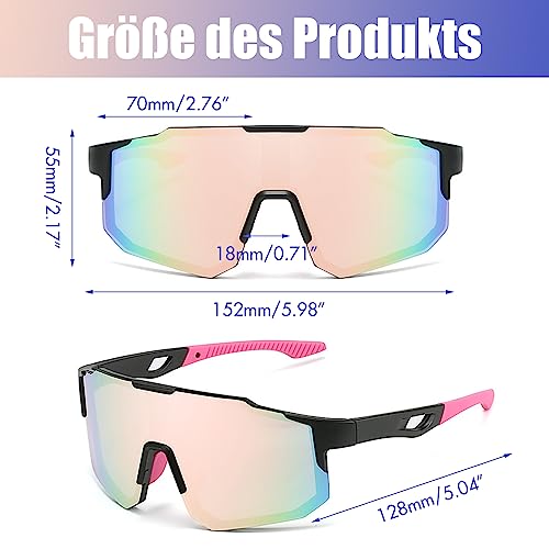 ATSGJLZN Gafas Ciclismo Hombre Mujer Anti-UV 400 Gafas Bicicleta de Sol Polarizadas Deportivas Hombre Fotocromaticas para Running Motocross Carrera Mtb