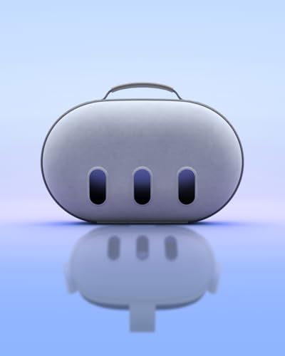 AUBIKA Funda para Meta Quest 3, Estuche Rígido para Oculus Quest 3 Accesorios, Compatible con Quest 2/Pico 4 Headset, Viaje y Almacenamiento - Gery