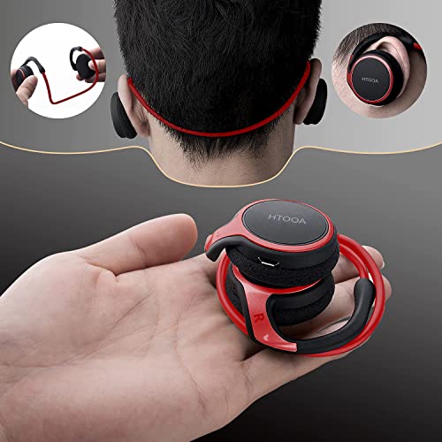 Auriculares Bluetooth 4.2 Deportivos Inalámbricos Cascos,Inalámbricos Running Impermeable Cascos Correr con Micrófono,Hi-Fi Sonido Estéreo,12 Horas de Juego,Gimnasio