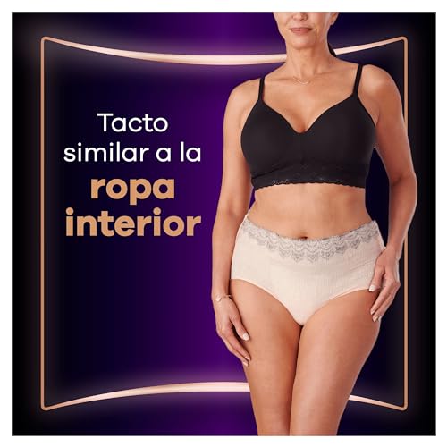 Ausonia Discreet Boutique Pants Compresas Incontinencia Mujer, 16 Unidades, Braguitas para Pérdidas de Orina - Talla G, Salmón