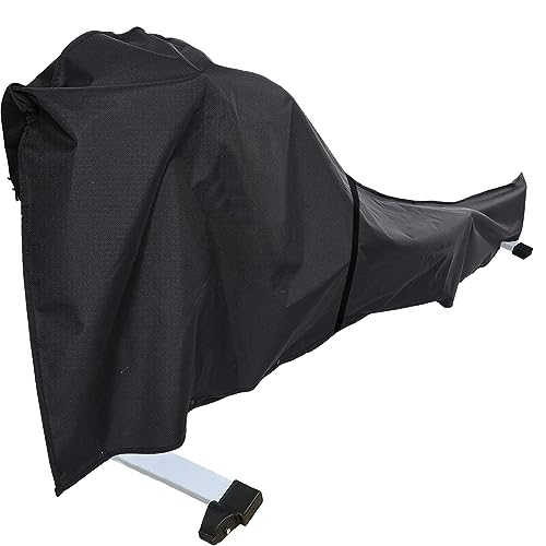 AXPQHL Cubierta de la MáQuina de Remo, Cubierta Protectora de la MáQuina de Remo Impermeable 600D Compatible con máquinas de Remo Concept 2 Modelo C y D, Negro, 105"(L) x 35"(H)