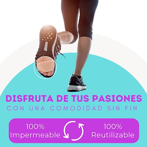 BACK TO ROOTZ 4 almohadillas metatarsianas para mujeres y hombres. Almohadillas para pies de gel de silicona suave, para aliviar el dolor, tacones altos y zapatos de trabajo