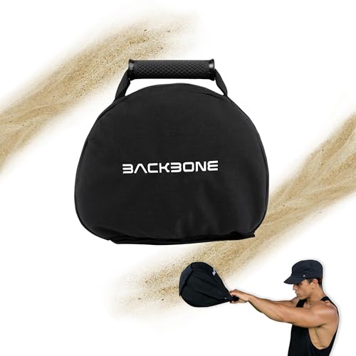 BACKBONE TRAINING Kettlebell 15 kgs Saco Arena pesas regulables Entrenamiento Funcional Crossfit GYM Fitness