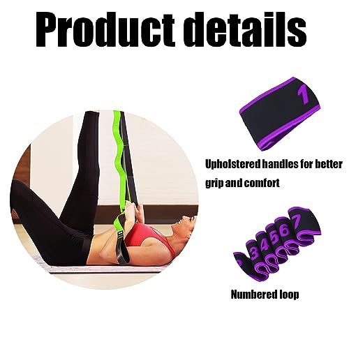 Banda de gimnasia, 1 StüCk FitnessbäNder,Yoga Stretching Band üBung Fitness Tanztraining,Elastic üBung Stretching Band Anti Rutsch Resistence Stretching MuskelüBung Krafttraining