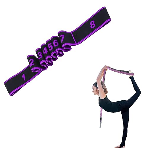 Banda de gimnasia, 1 StüCk FitnessbäNder,Yoga Stretching Band üBung Fitness Tanztraining,Elastic üBung Stretching Band Anti Rutsch Resistence Stretching MuskelüBung Krafttraining