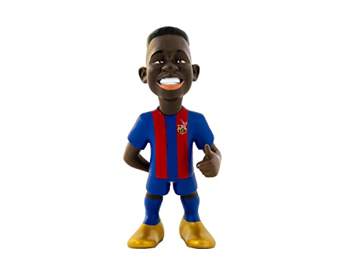 Bandai - Minix Muñeco de Ansu Fati, Jugador del Futbol Club Barcelona | Figurita del Jugador del FCB: Ansu Fati | Óptimo para Tartas, Fanáticos del Barça o Coleccionistas | de 12 cm