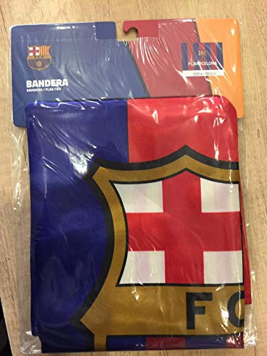 Bandera vertical del FC. Barcelona - Producto con Licencia - Medidas 100 x150 - Ropa de Polyester