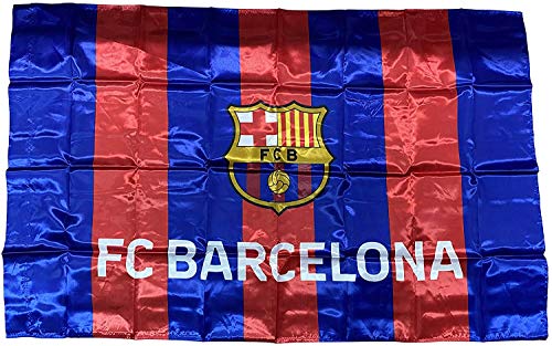 Bandera vertical del FC. Barcelona - Producto con Licencia - Medidas 100 x150 - Ropa de Polyester