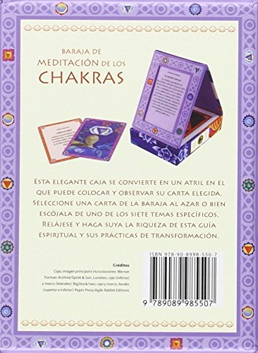 Baraja de Meditación de los Chakras. Una Bella Colección de Inspiradoras Cartas con Meditaciones (ESOTERISMO)