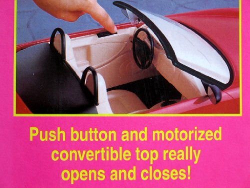 Barbie Porsche Boxster - Coche deportivo con tapas convertibles motorizadas (1998)